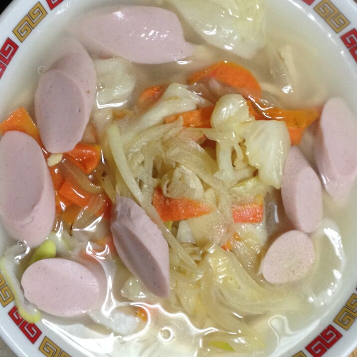 大豆粉麺で☆たんめん